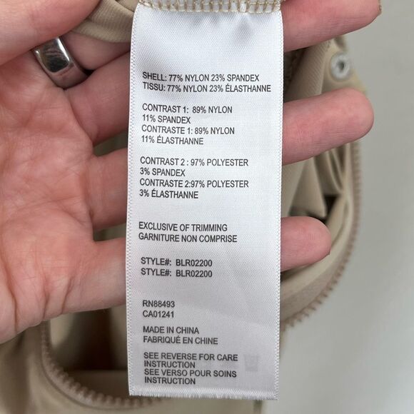 Blanc Noir Mastermind Outdoor Romper Full Zip Belted Safari Size Women’s Large - Picture 8 of 8